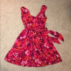 Express floral shift dress